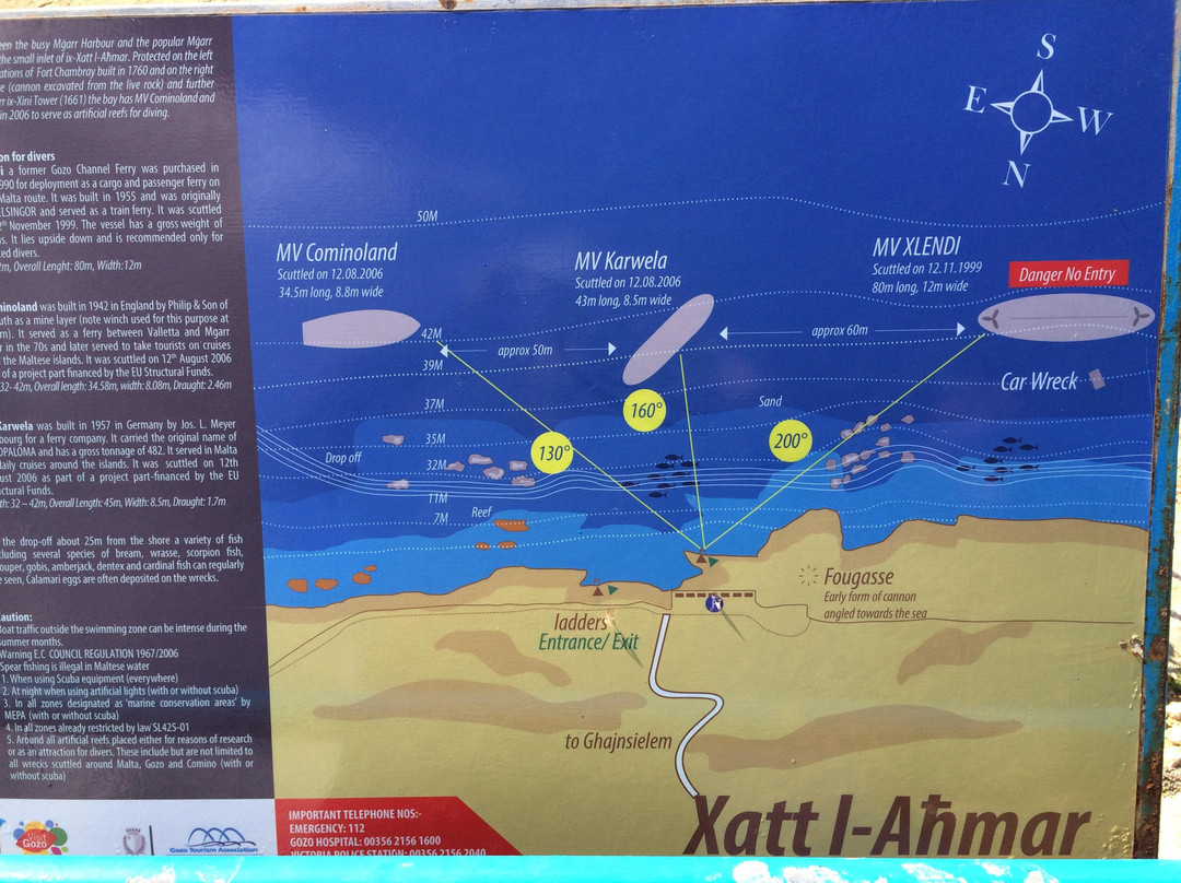 Xatt I-Ahmar Bay-Ghajnsielem必去景点