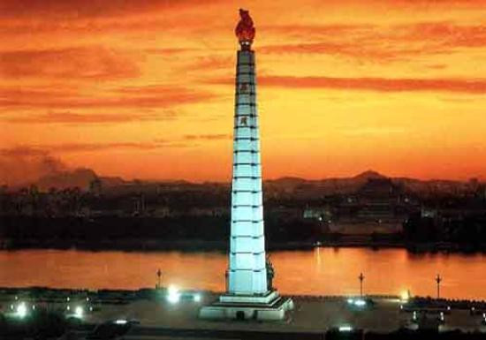 Juche Tower-平壤必去景点