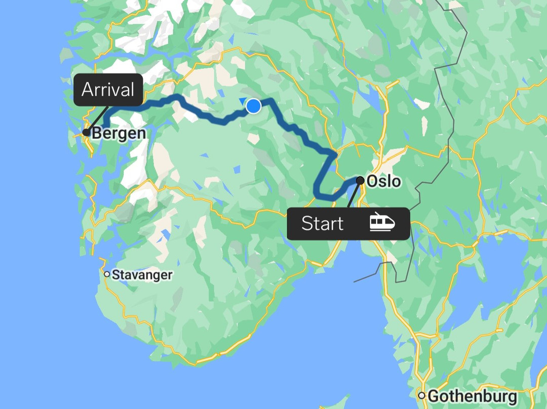 Bergen to Oslo Train Ride景点图片