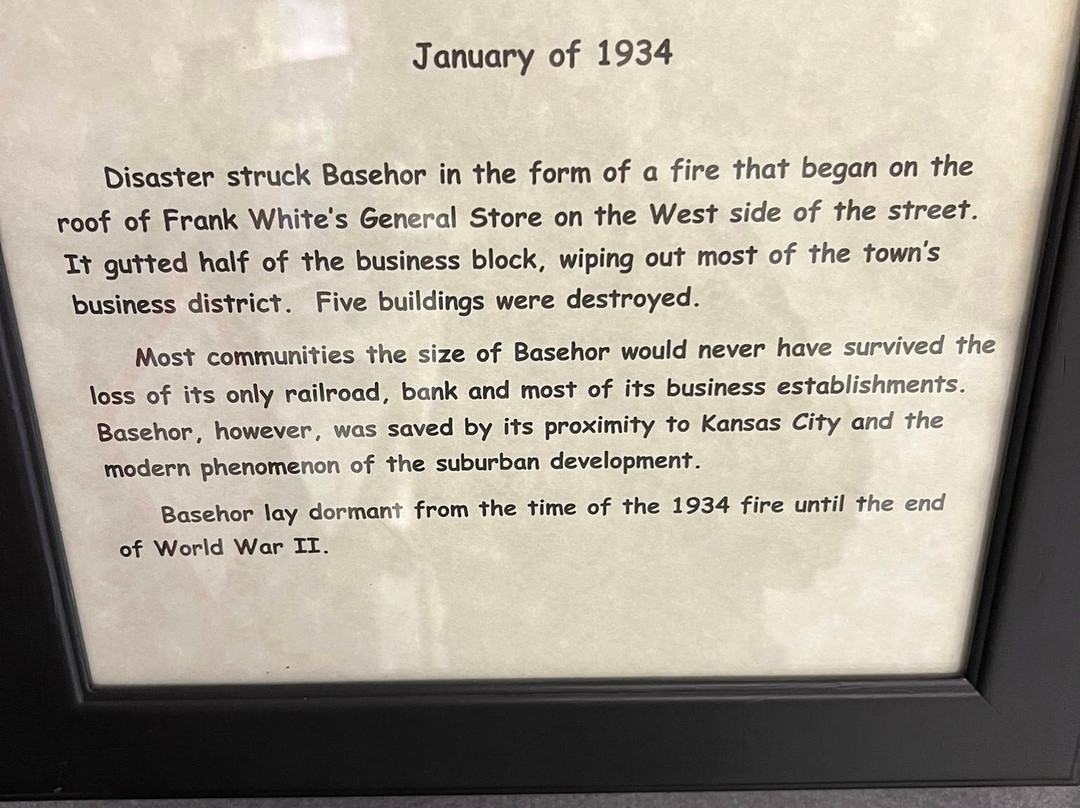 Basehor Historical Museum Society-Basehor必去景点