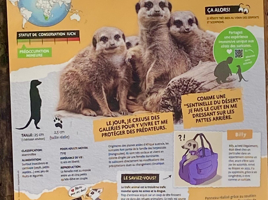 Bioparc Genève Pierre Challandes-Bellevue必去景点