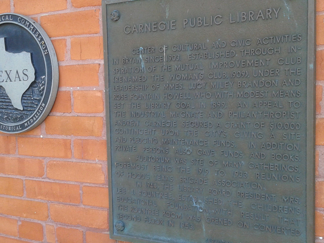 Carnegie Center of Brazos Valley History-布赖恩必去景点