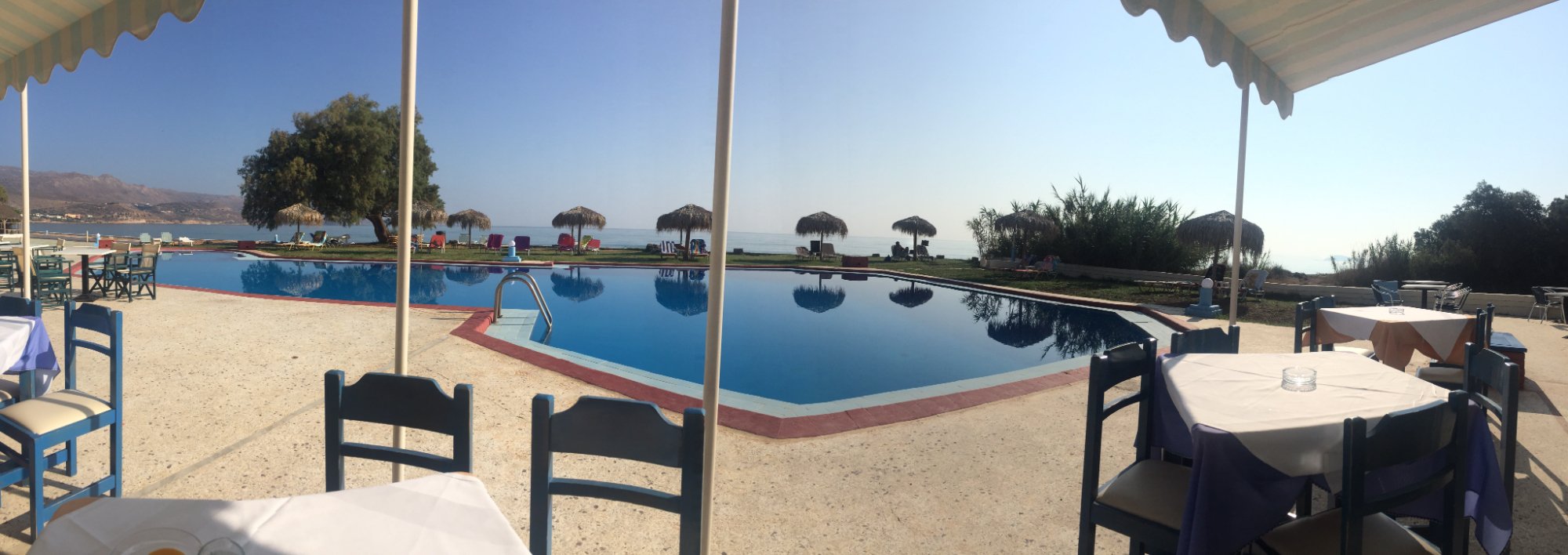 Kolymbari Beach Hotel-泳池