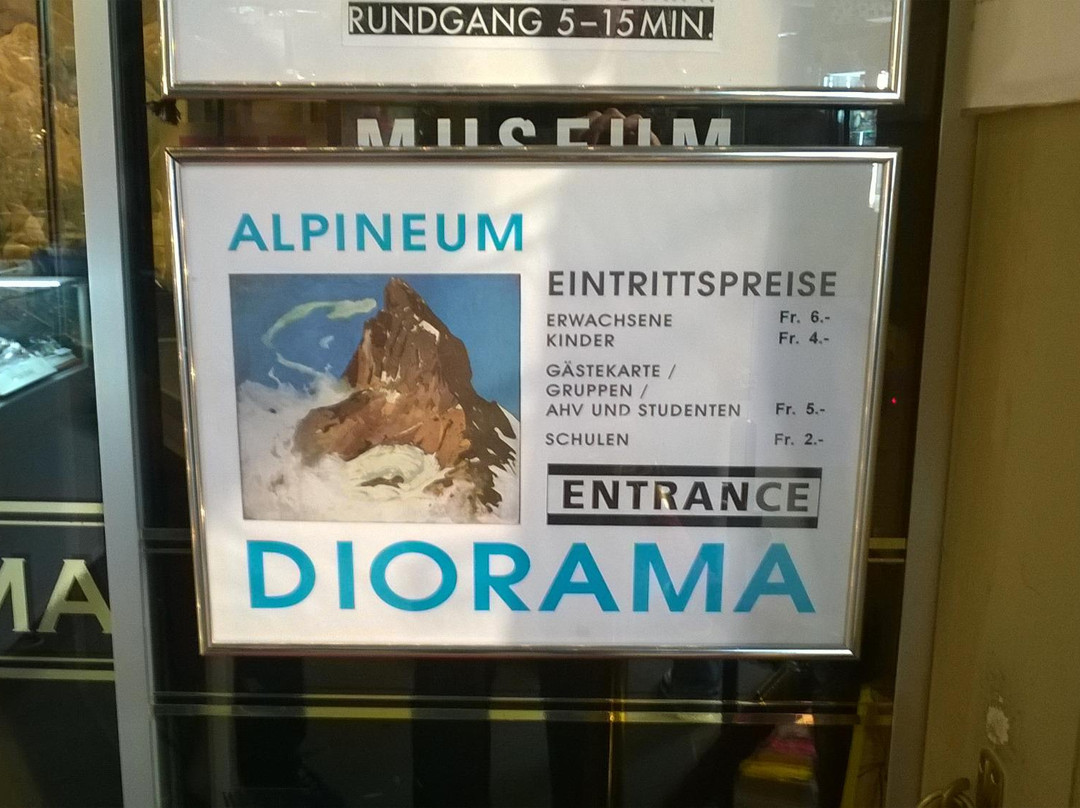 Alpineum Museum 3D Alpendiorama-卢塞恩必去景点
