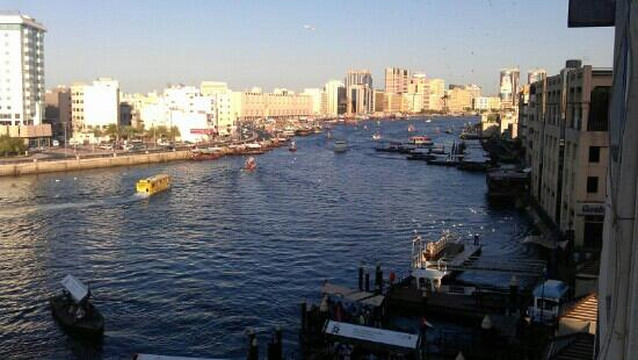 迪拜河Abra木船码头-迪拜必去景点