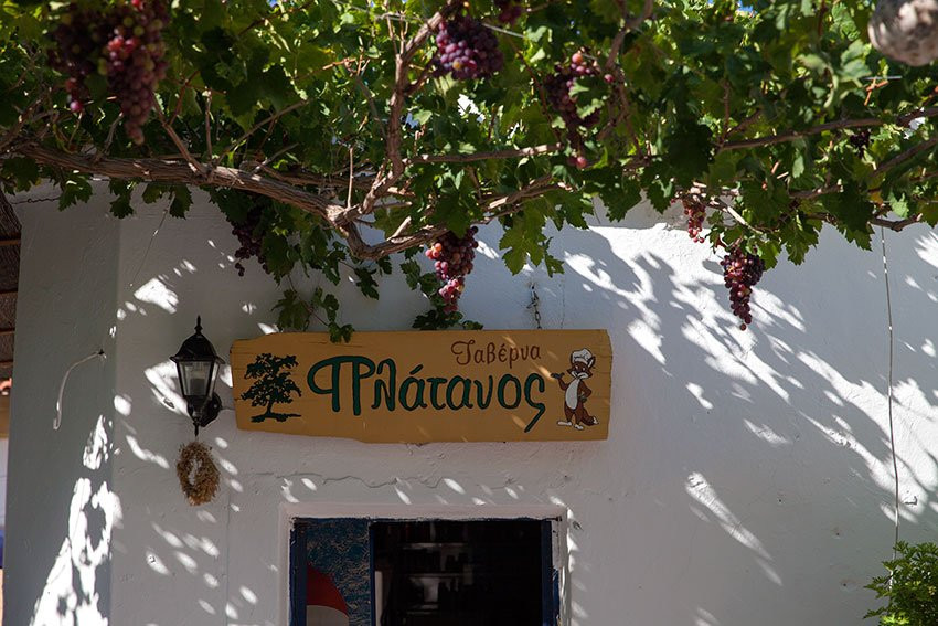 Profilia餐馆和美食-Platanos Taverna