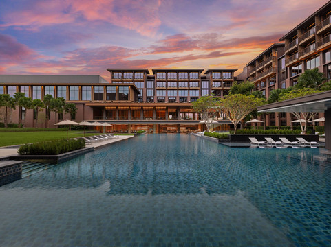 曼谷素万那普机场万豪万怡酒店主图