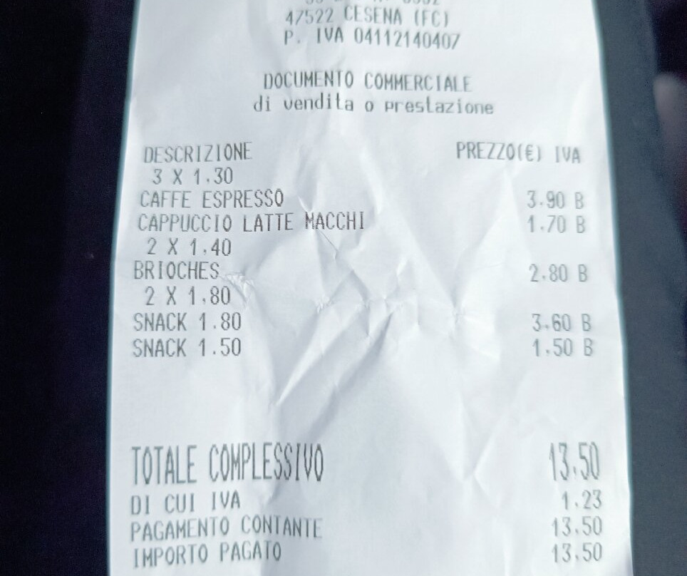 Bar Tamoil E45 Uno