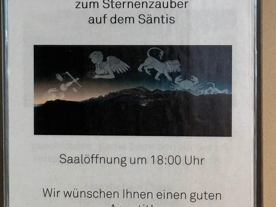Sternenzauber Säntis-Schwagalp必去景点