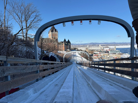 Terrasse Dufferin Slides-魁北克市必去景点