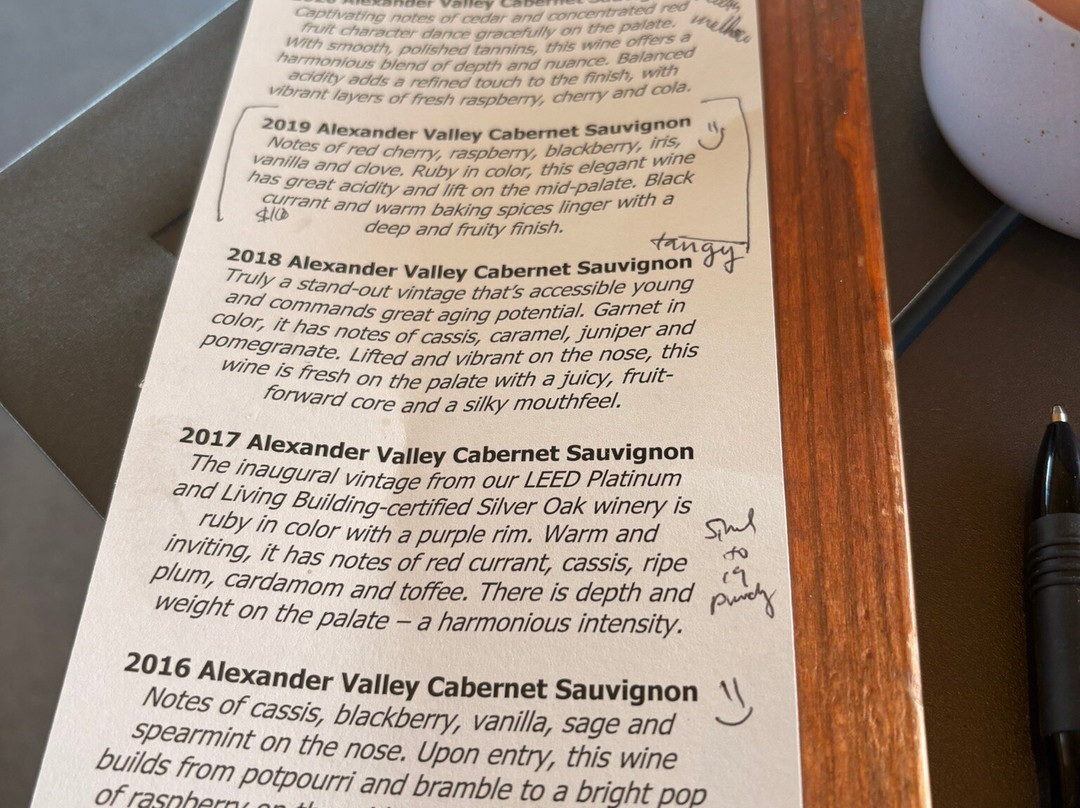 Silver Oak Cellars-奥克维尔必去景点