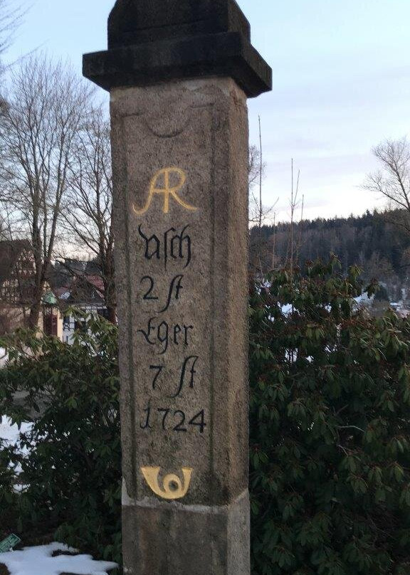 Kursächsische Postmeilensäule - Halbmeilensäule-Bad Elster必去景点