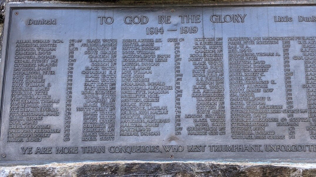 Birnam War Memorial-Birnam必去景点