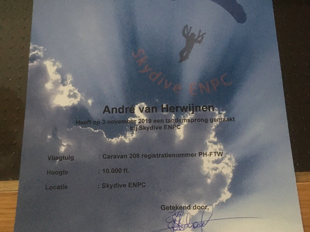 Skydive ENPC-Bosschenhoofd必去景点