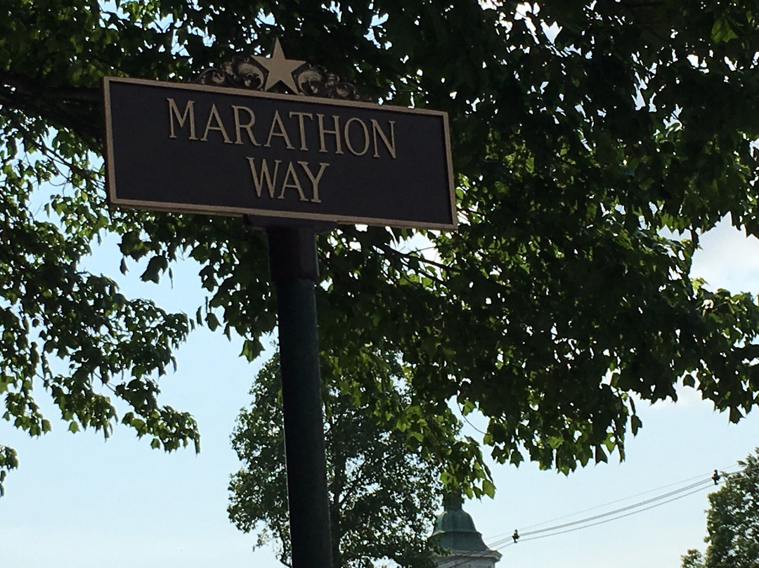 Starting line of Boston Marathon-Hopkinton必去景点