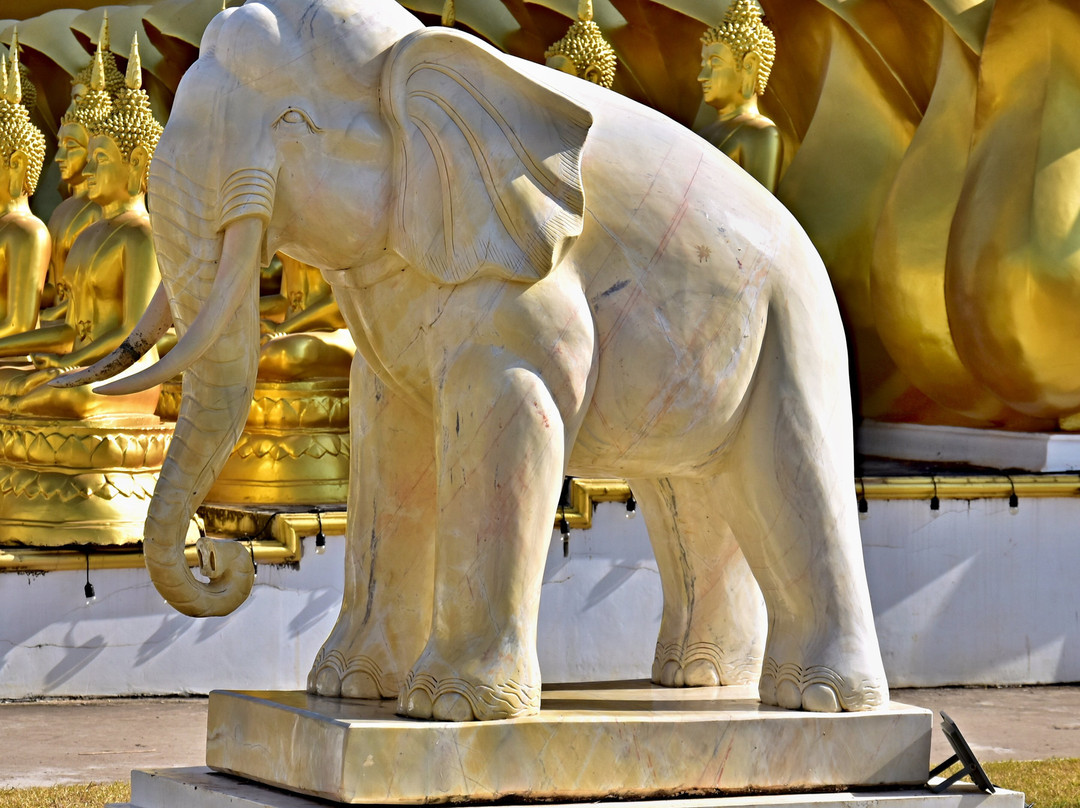 Buddha Stone Carvers of Vat Chompet Temple