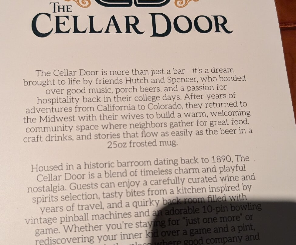 The Cellar Door