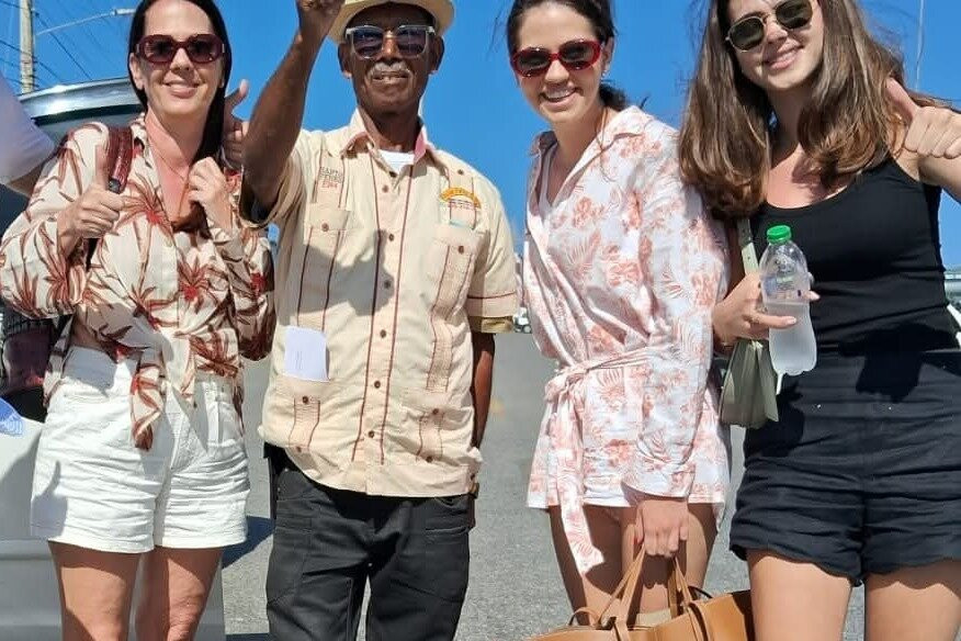 Doing vacation with Santo