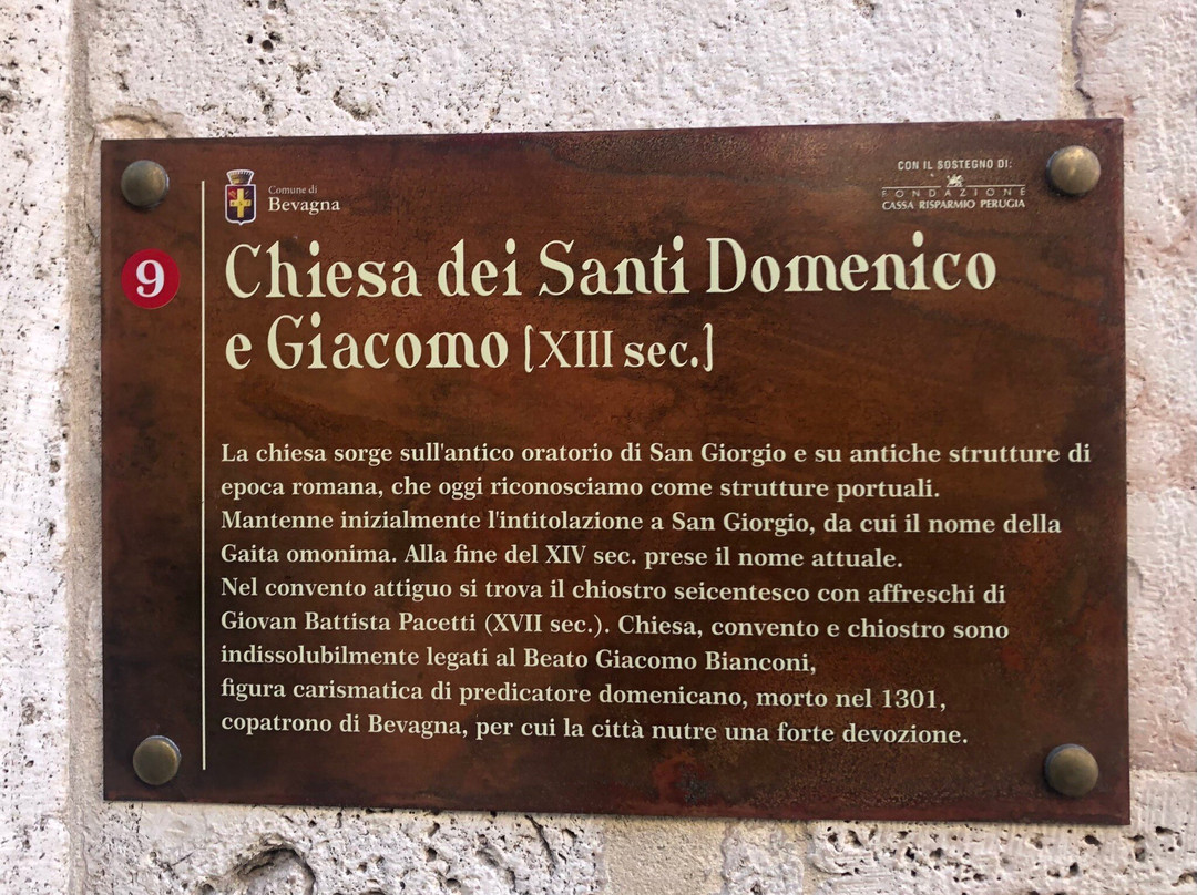 Chiesa Dei Santi Domenico E Giacomo-Bevagna必去景点