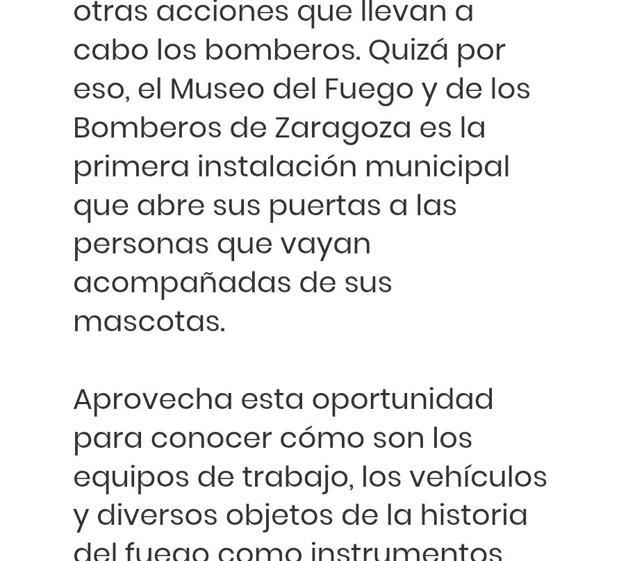 Museo del Fuego y de los Bomberos-萨拉戈萨省必去景点