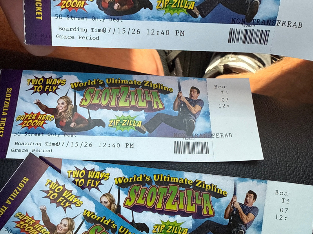 SlotZilla Zip Line Las Vegas-拉斯维加斯必去景点