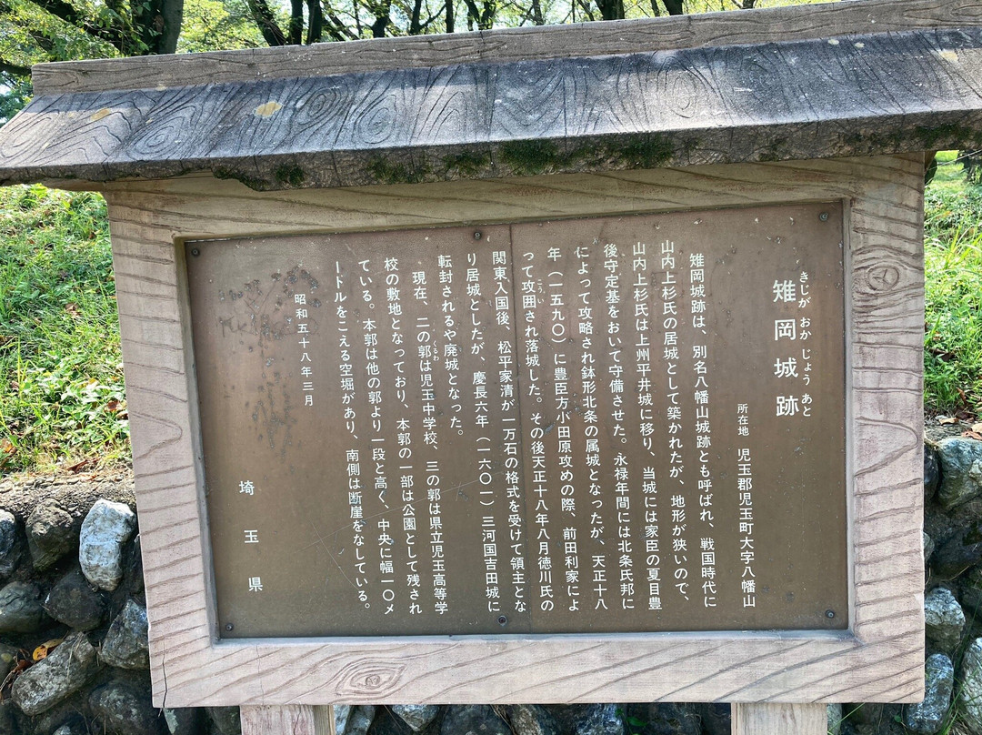 Former Site of Kijigaoka Castle-本庄市必去景点