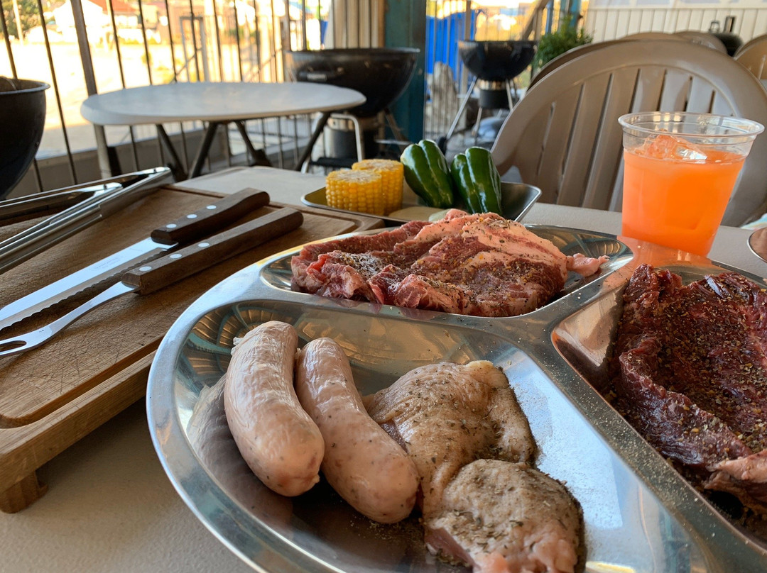 Seaside BBQ Blue Table