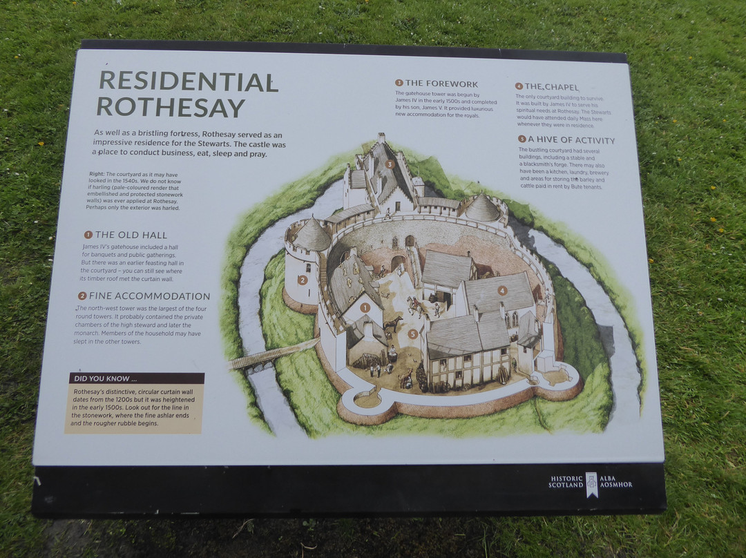 Rothesay Castle-Rothesay必去景点