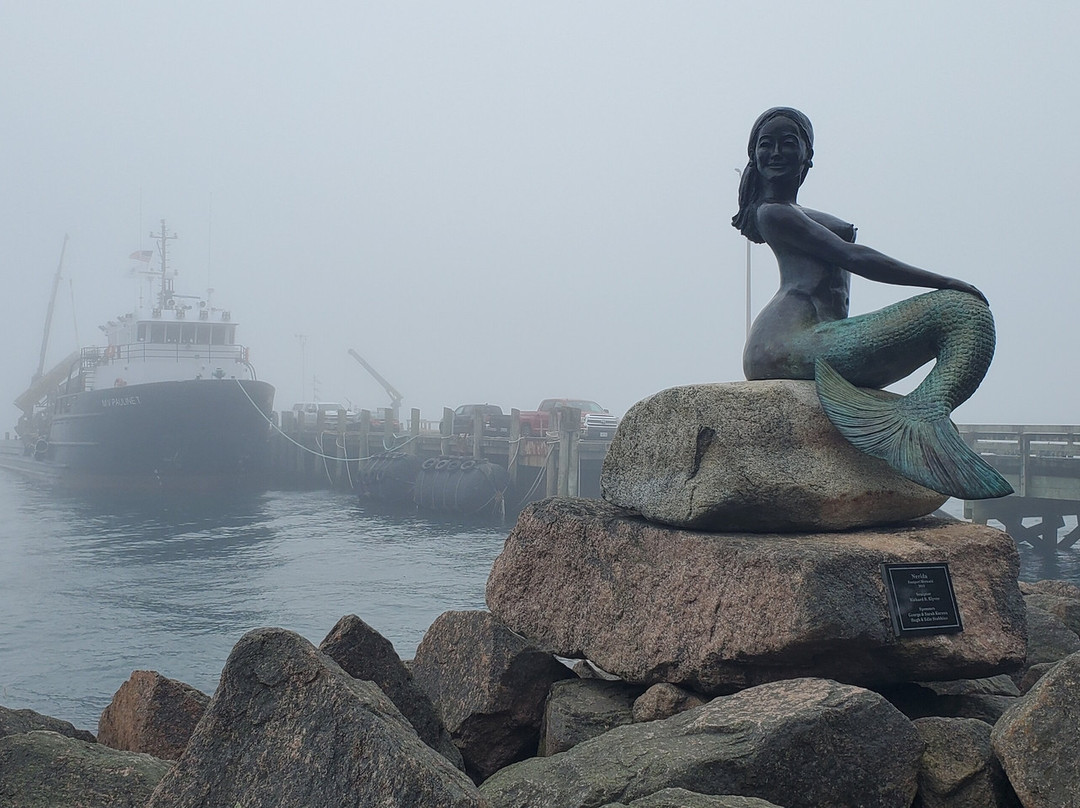 The Mermaid -  a bronze statue by Richard Klyver-Eastport必去景点