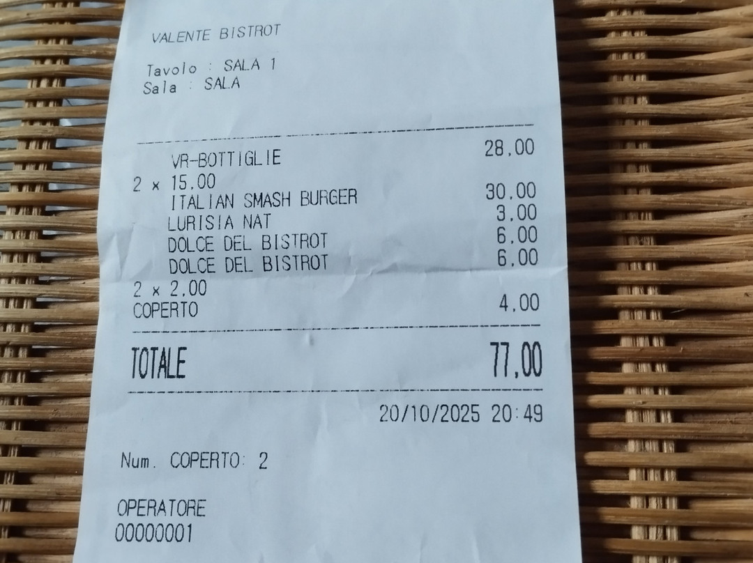 Valente Bistrot主图