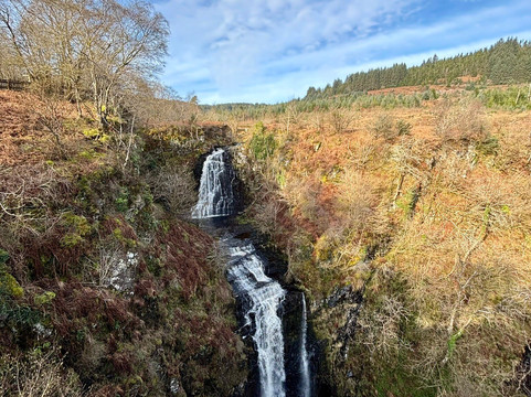 Glenashdale Falls-Whiting Bay必去景点