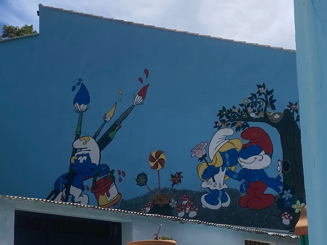 Juzcar, Malaga. El Pueblo De Los Pitufos.-胡斯卡尔镇必去景点