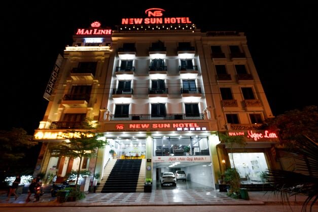 New Sun Móng Cái Hotel-浴室
