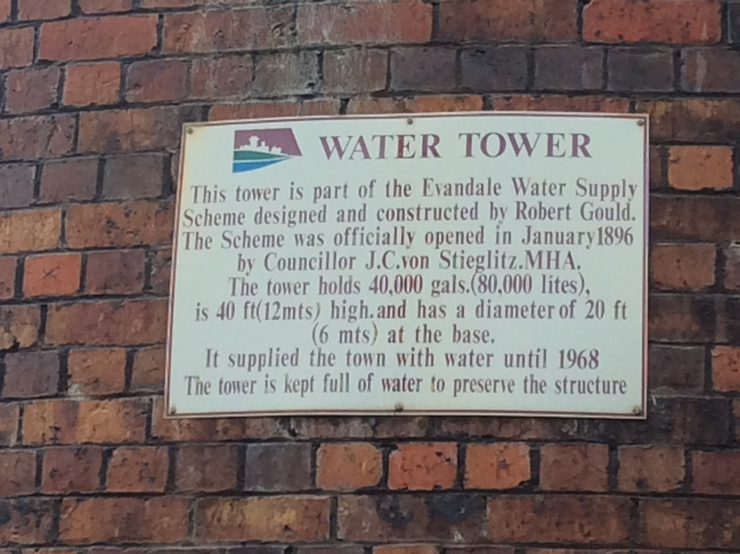 Evandale's First Water Tower