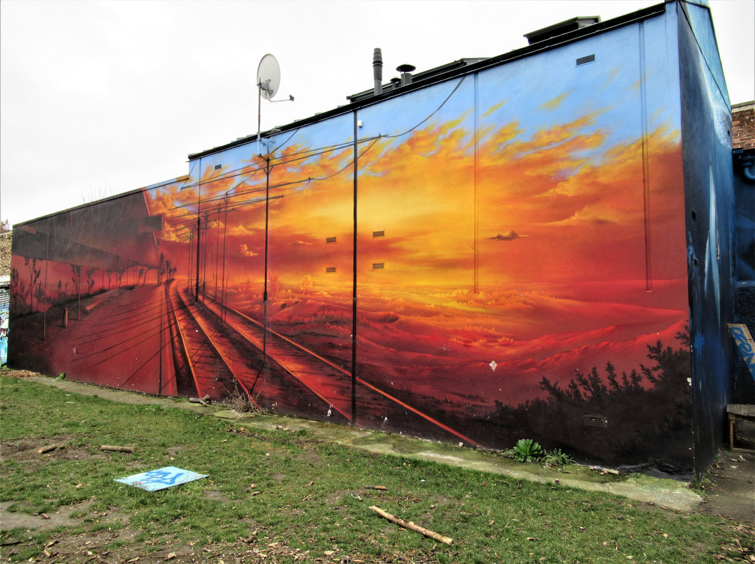 Fresque Quai de Gare-蒙特勒伊必去景点