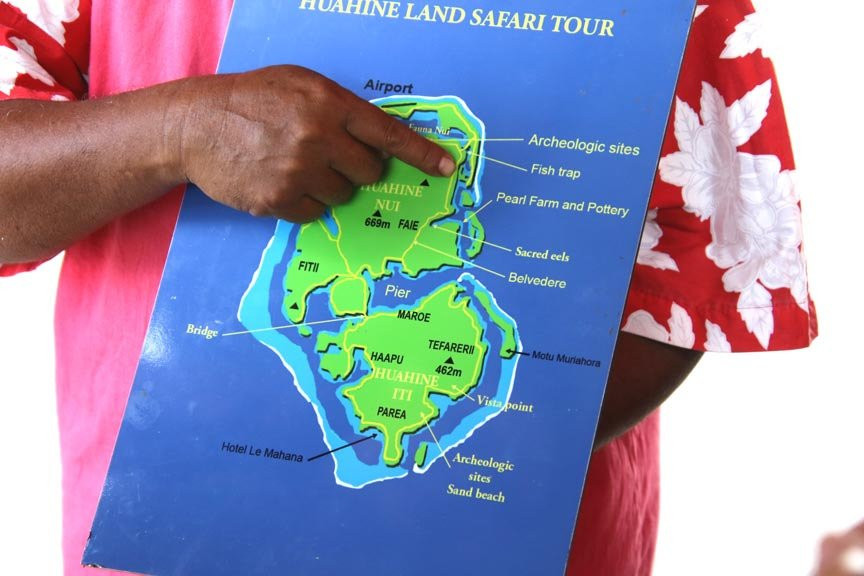 Huahine Land Safari Tour-Fare必去景点