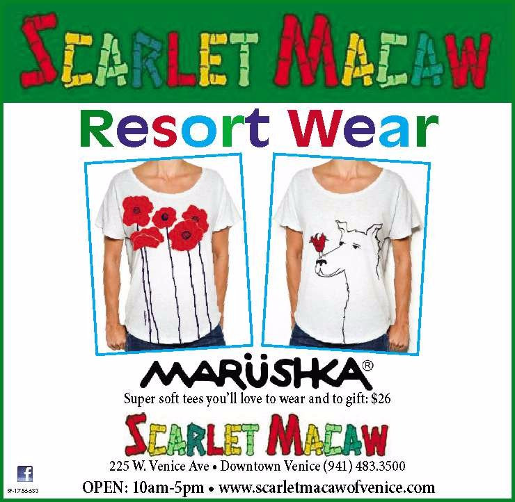 Scarlet Macaw Resort Wear-威尼斯必去景点