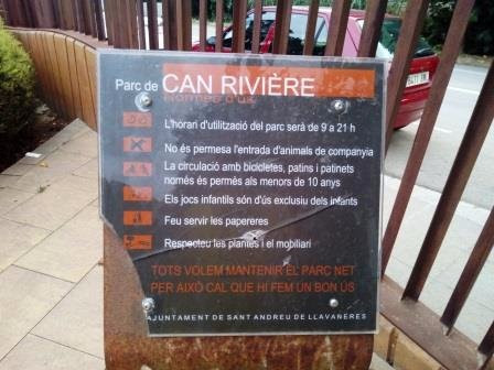 Parc de Can Riviere-Sant Andreu de Llavaneres必去景点