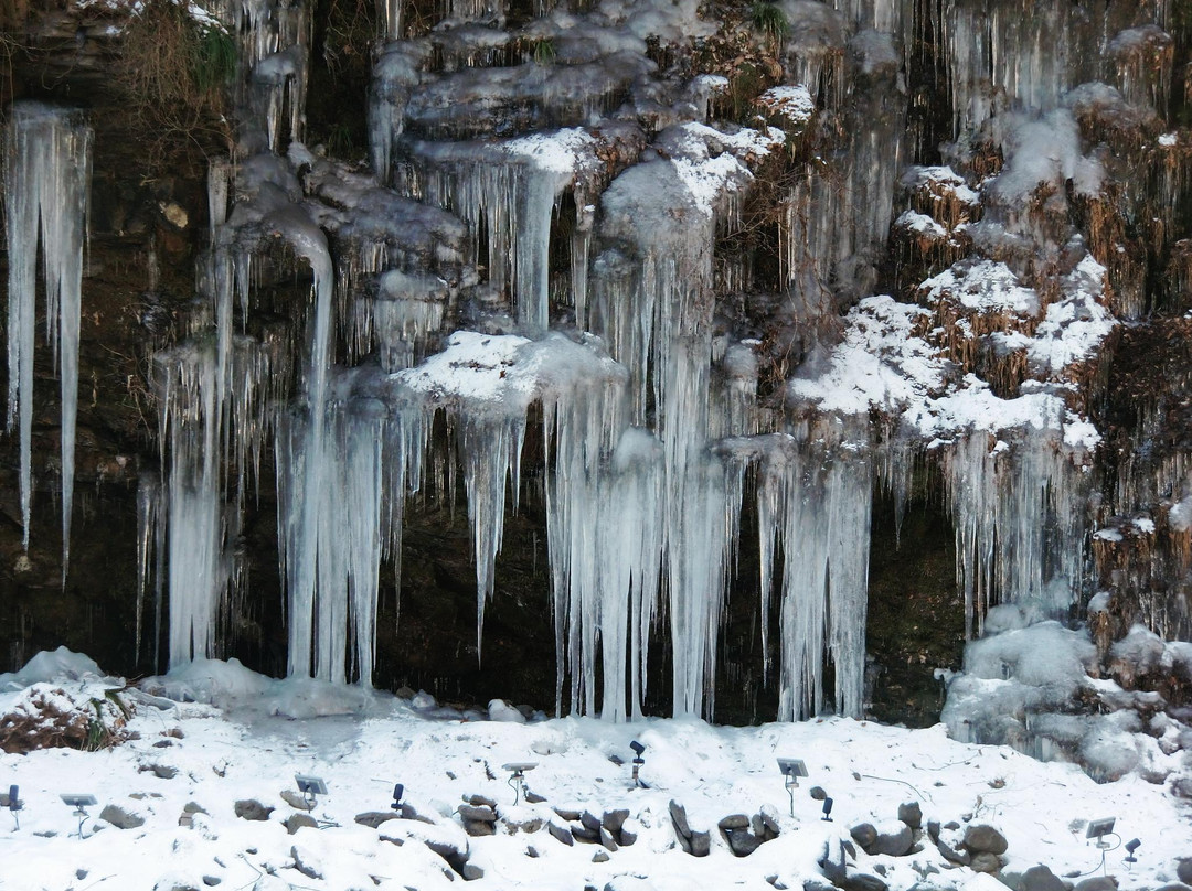 Misotsuchi Icicles (Misotsuchinotsurara)-秩父市必去景点