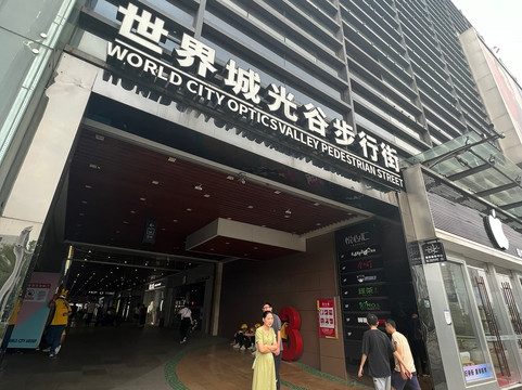 光谷步行街-武汉市必去景点