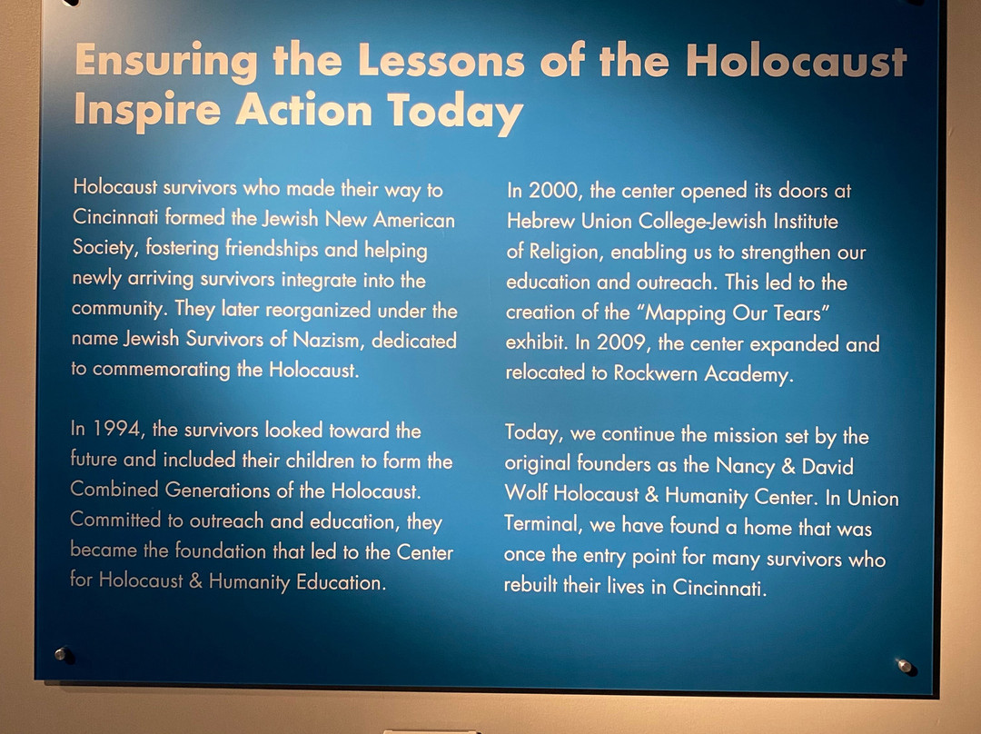 Nancy & David Wolf Holocaust & Humanity Center-辛辛那提必去景点