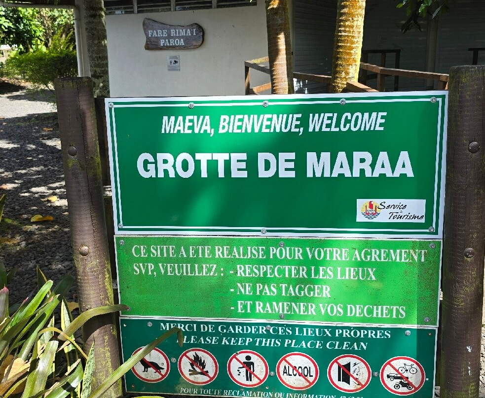 Maraa Grotto-大溪地必去景点