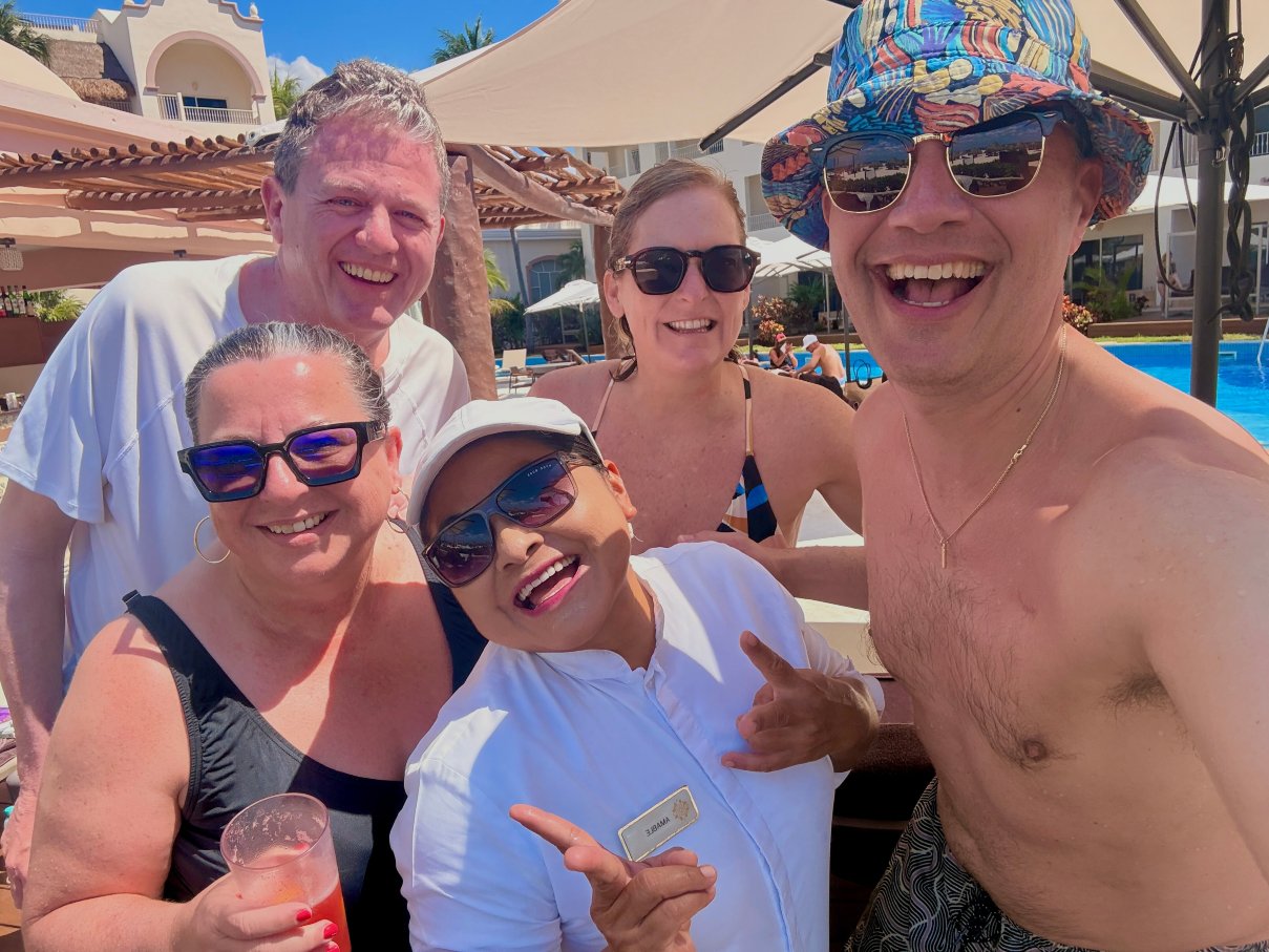 坎昆海滨卓越酒店-全包-限成人-泳池