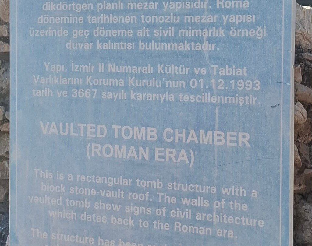 Vaulted Tomb Chamber (Roman Era)-厄吕代尼兹必去景点