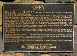 Sir Hubert Opperman Sculpture