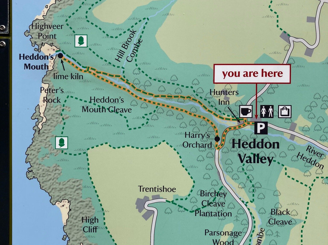 Heddon's Mouth- South West Coast Path Walk景点图片