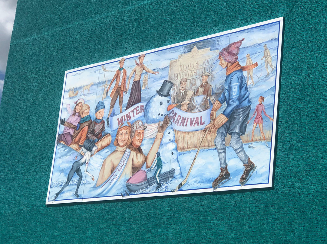 Murals of Moose Jaw-穆斯乔必去景点