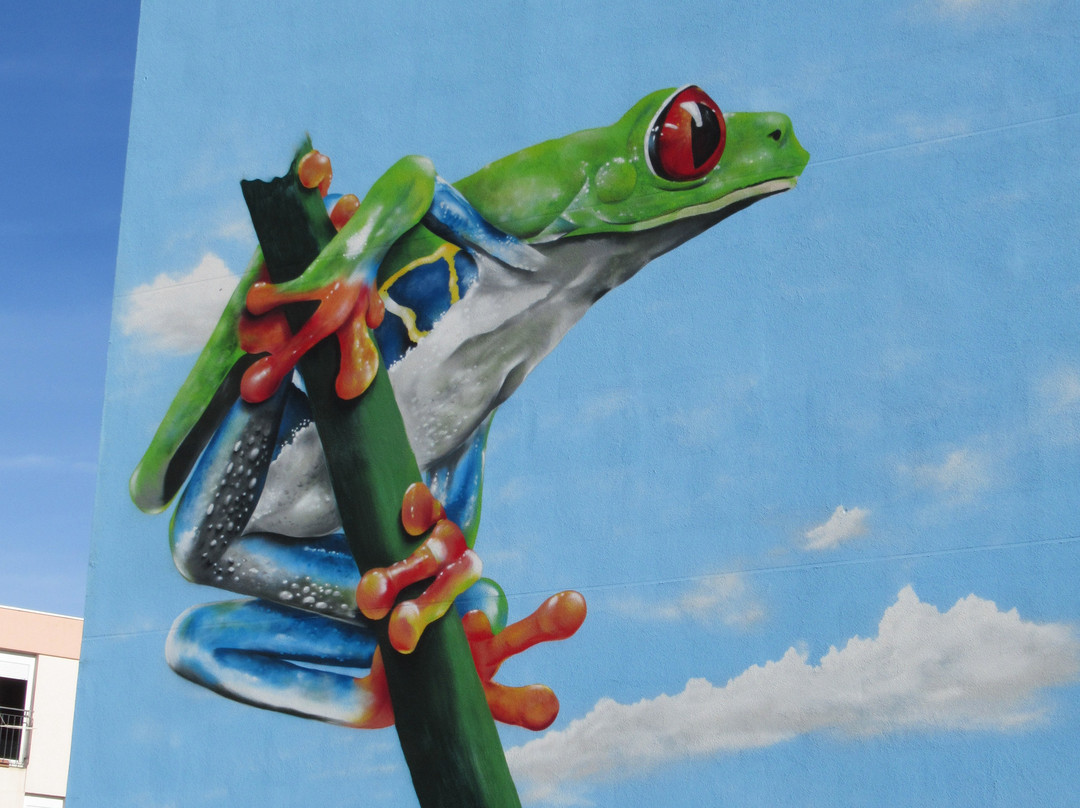 Fresque "Une grenouille aux Courlis"景点图片