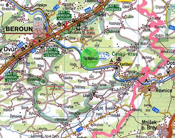 卡尔修坦酒店住宿-Hotel U Berounky