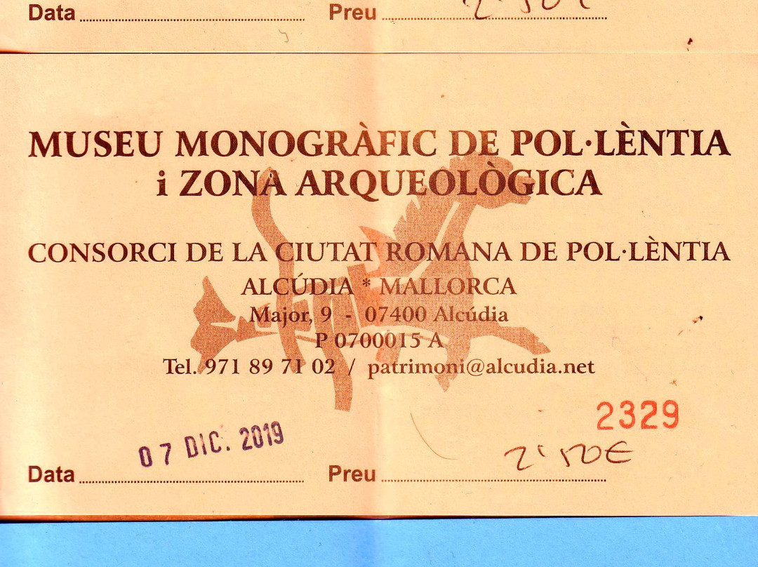 Museu Monogràfic de Pollèntia景点图片